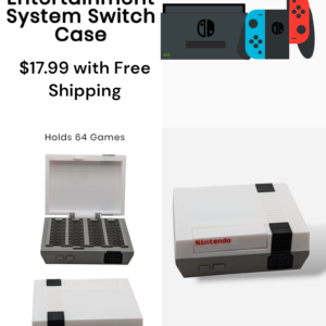 NES-Inspired 3D Printed Switch Game Cart Holder V2- Store 64 Games - Image 2