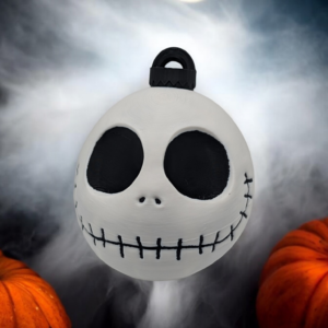 Spooky 3D Printed Skeleton Ornament for Halloween or Christmas Decor