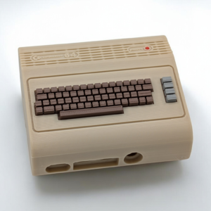 3D Printed Commodore 64 Case for Raspberry Pi 4/5 – Retro Computer Enclosure for Pi 4 and Pi 5, Custom Design for Vintage Computing Fans