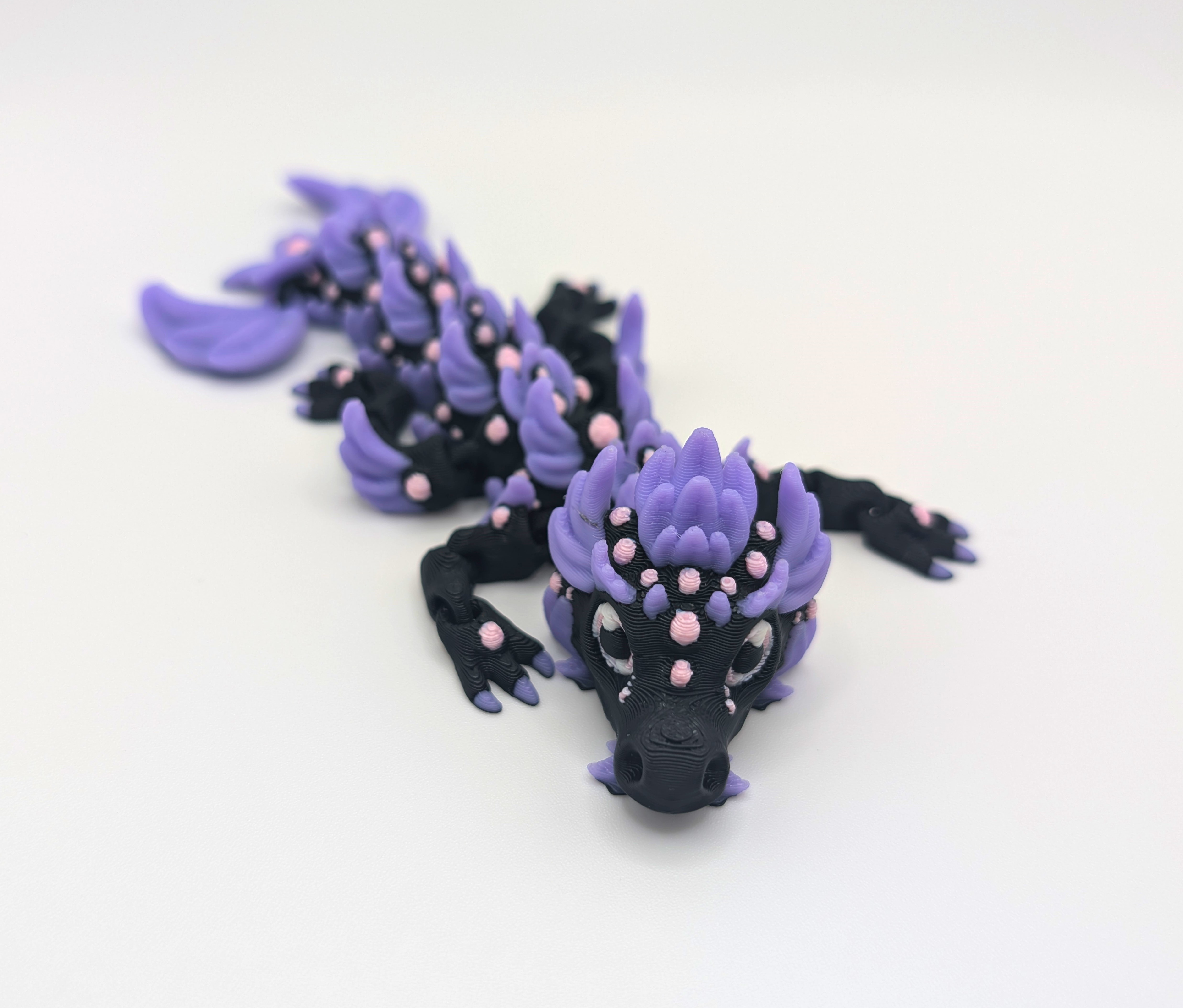 3D Jeweled Yuari Dragon - Highly Detailed and Fidget-Friendly