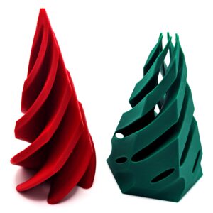 3D Printed Fidget - HelixTwist Holiday Cone - Image 2