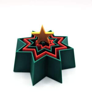 3D Printed Fidget - Popup/Collapsing Christmas Tree - Image 2