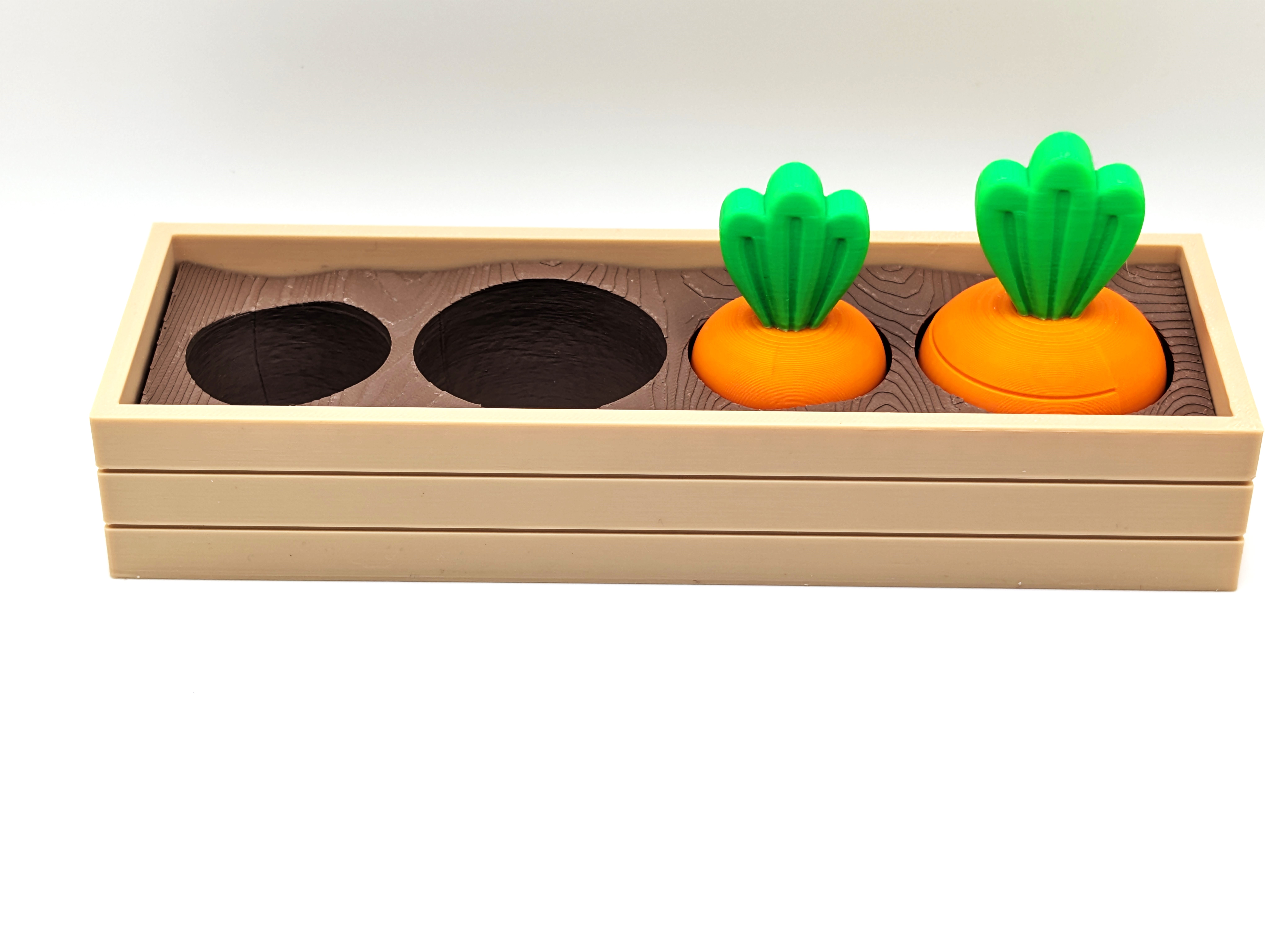 Interactive Carrot Garden – Pull-to-Grow Magic Carrots in a Removable Dirt Planter Box - Image 5