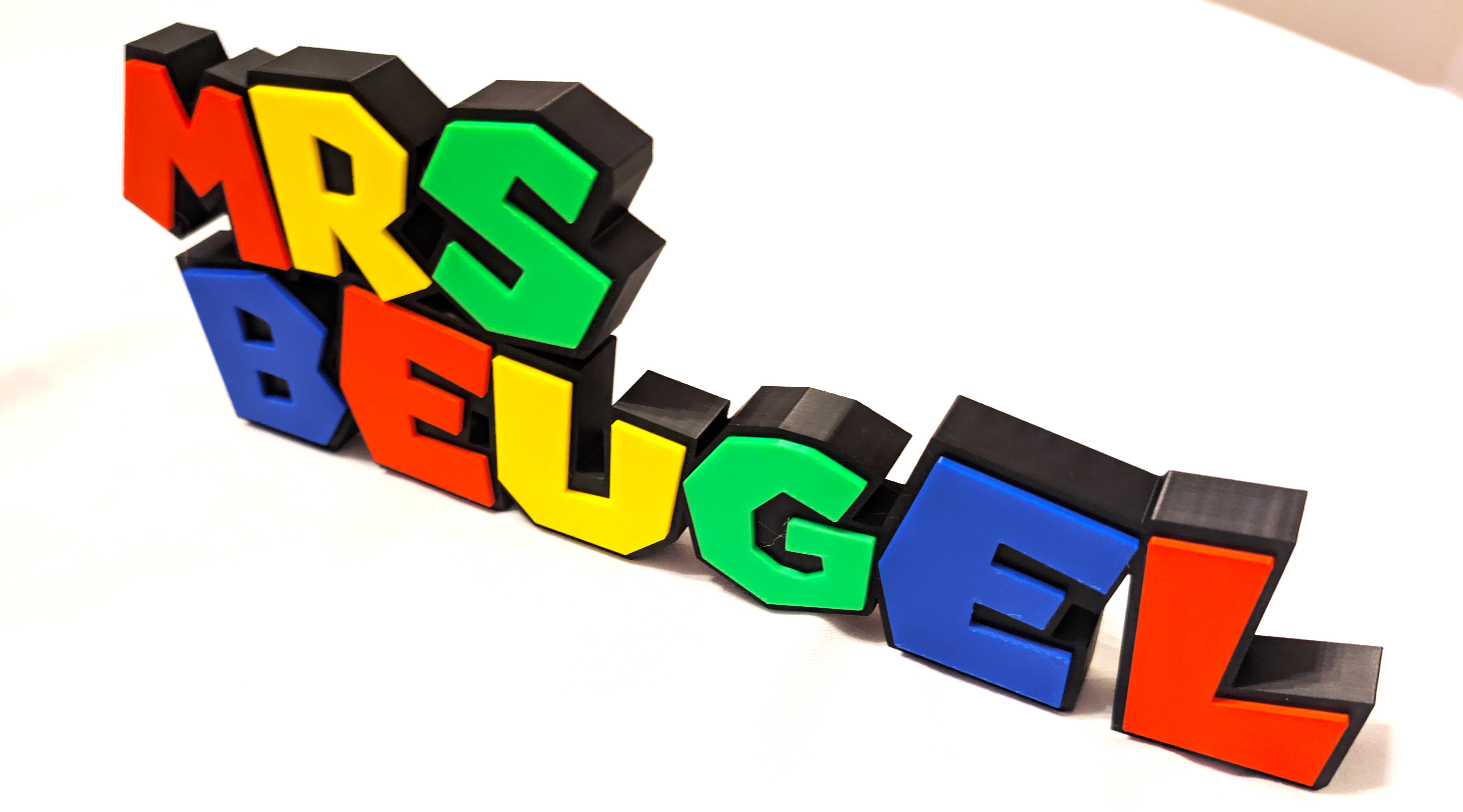 Custom Super Nintendo Font Name Plate - Image 3